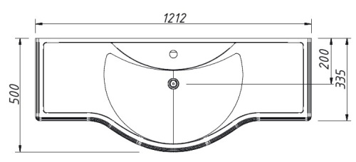 Тумба напольная Caprigo Verona 120 33522-SF04