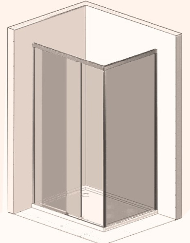 Душевой уголок Vincea Como VSR-1C8015CL