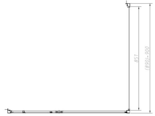 Душевой уголок Vincea Slim-N VSR-4SNP9010CL