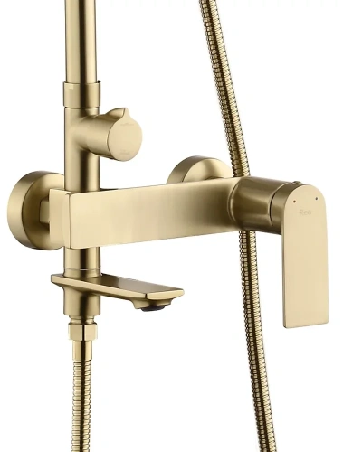 Душевая система Rea Storm gold matt P9536