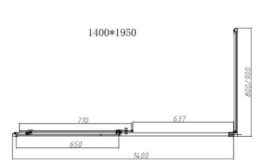 Душевой уголок Vincea Slim-N VSR-4SN9014CGB