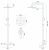 Душевая система Rea Lungo white P6608