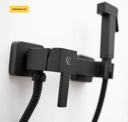 Гигиенический душ CeramaLux DBS/001 черный матовый
