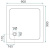 Душевой поддон Rea Savoy 90x90 K1907 Душевой поддон Rea Savoy 90x90 K1907