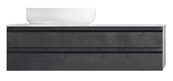 Тумба подвесная Kolpa-san Alexis OA 120 Dark concrete 547240