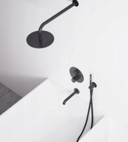 Душевая система Rea Lungo Black P4112