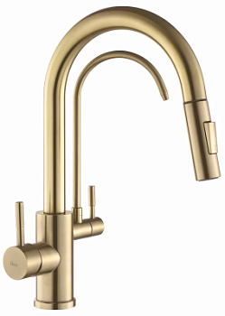Смеситель для мойки Rea Eco Fresh gold matt B7596