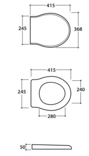 Сиденье с системой soft close Globo Paestum PA138