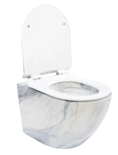 Унитаз подвесной Rea Carlos rimless Granit matt C8003