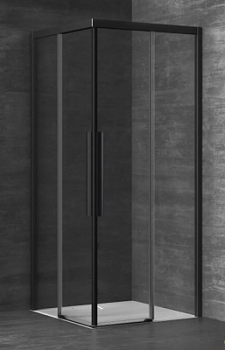 Душевая дверь Kolpa-San Libra Q 100 black transparent 516860
