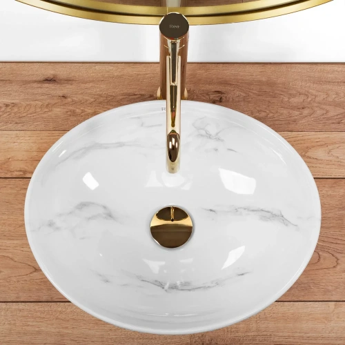 Умывальник Rea Sofia Nature Marble U6605