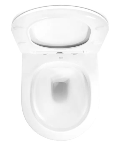 Унитаз подвесной Rea Carlo Mini rimless Flat Gold Edge C1222