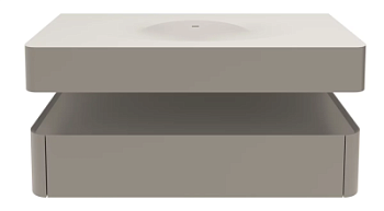 Тумба подвесная Vincea Caprise VMC-4CA120MLG светло-серый матовый