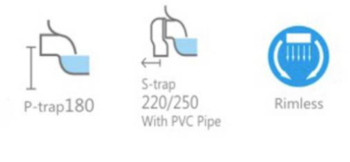 Унитаз напольный Ceramalux 2178