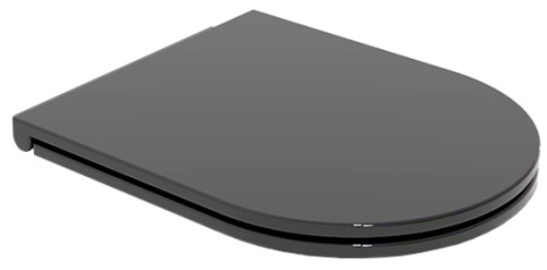 Крышка с сиденьем GSG Ceramic Design Like LKCOPRSLTICR002, черный глянцевый